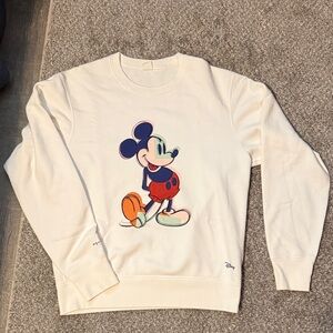 Disney Cream Mickey Mouse Men's Sweatshirt